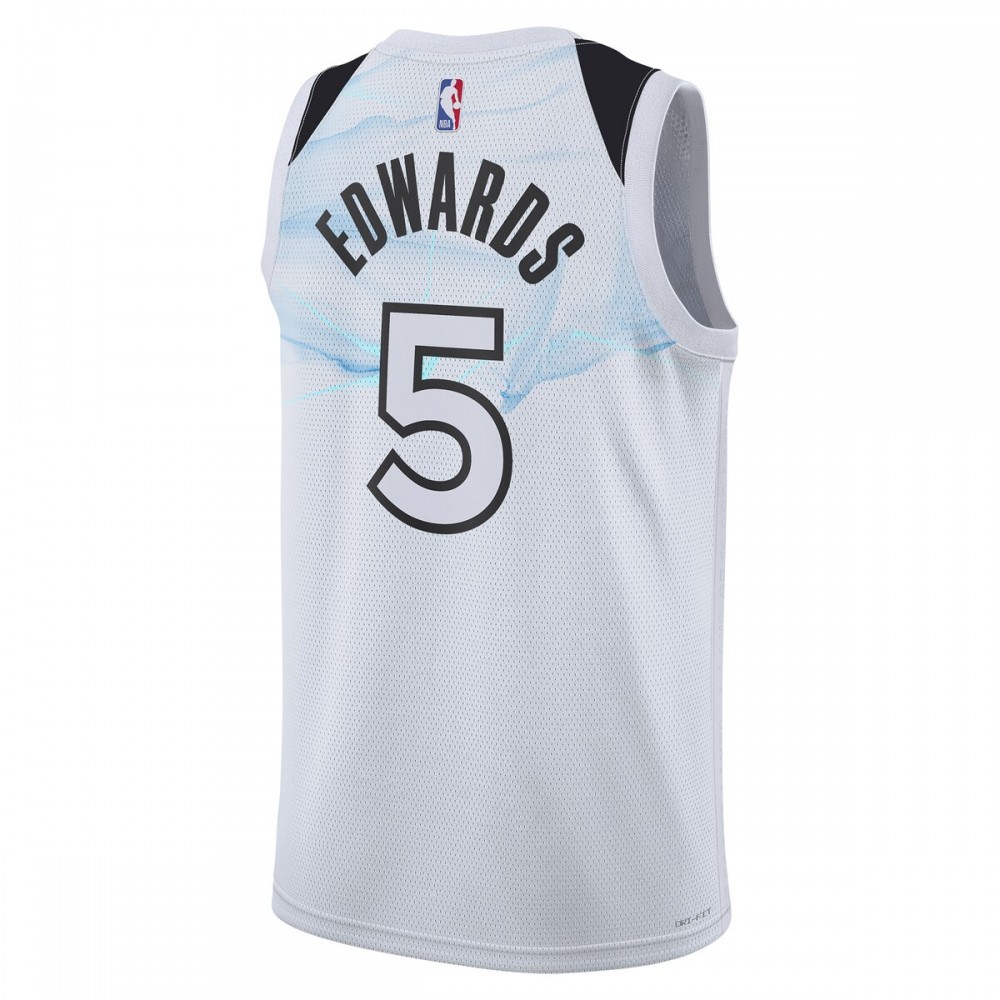 Anthony Edwards Minnesota Timberwolves Unisex 2024/25 Swingman Player Jersey - City Edition - White-Pro Kit Vault | Brand New 26/27 Sports Jerseys